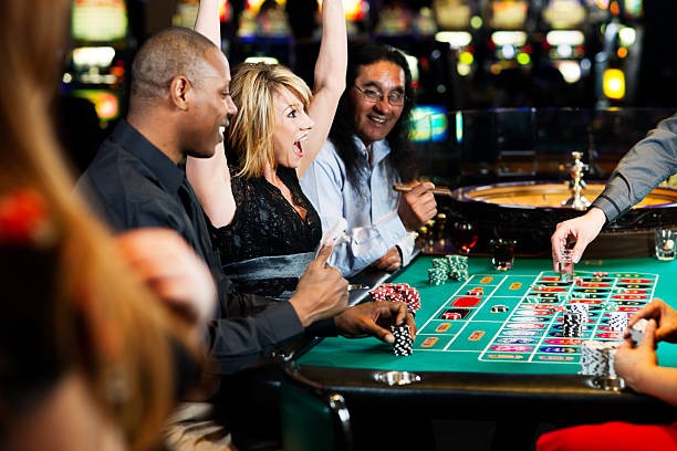 Game library and game preview cards Blueprint Gaming slot title selection on kios mobile